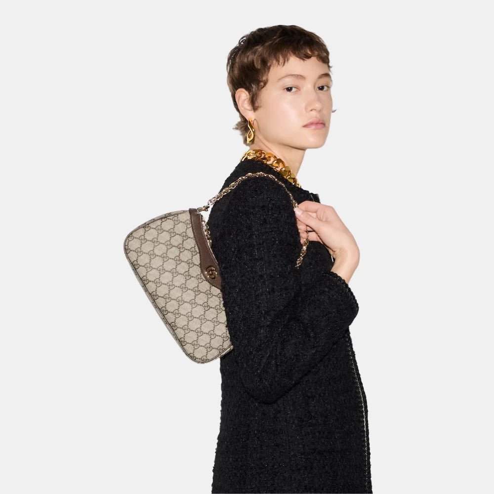 Gucci Ophidia Small Shoulder Bag (Brown) - DIVA ONLINE STORE