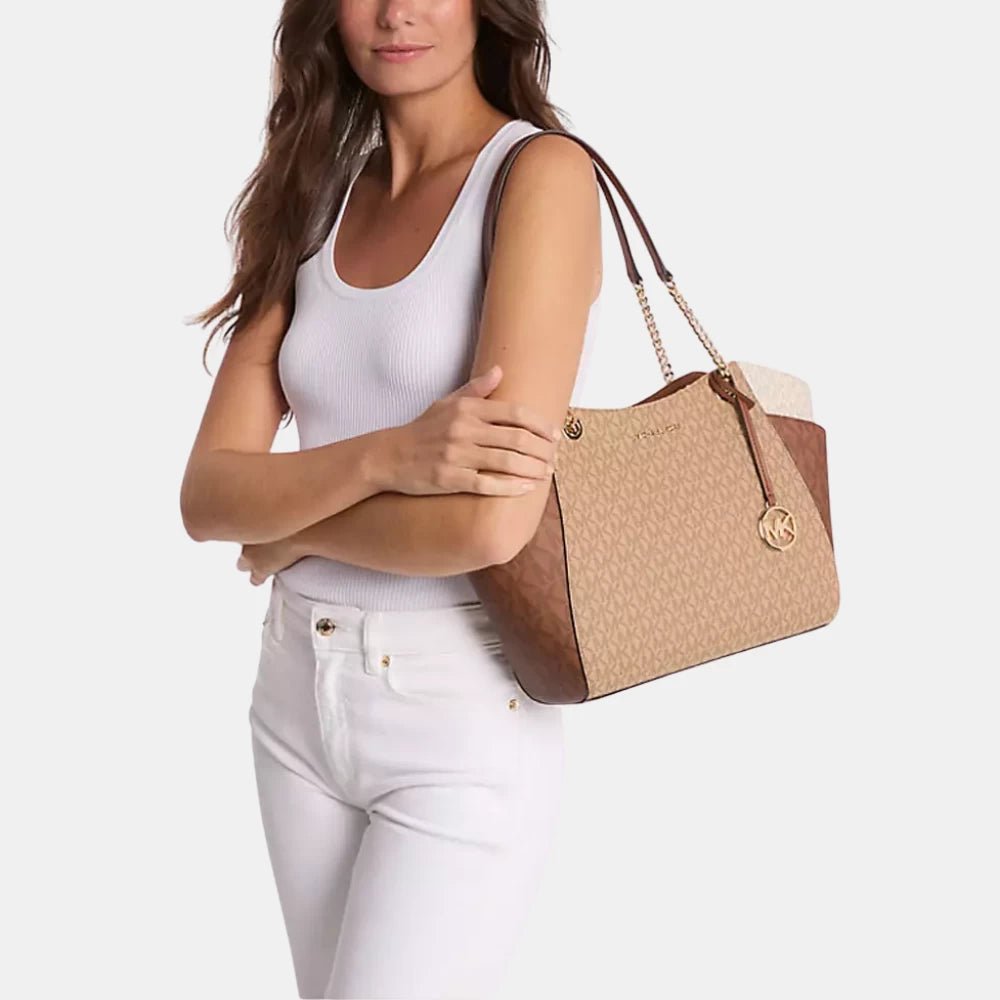Michael Kors Jet Set Large Color - Block Tote Bag - DIVA ONLINE STORE
