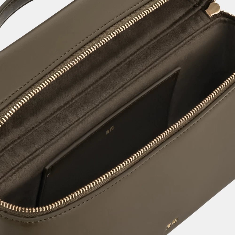 JW Pei Thea Top Handle Bag (Dark Olive) - DIVA ONLINE STORE