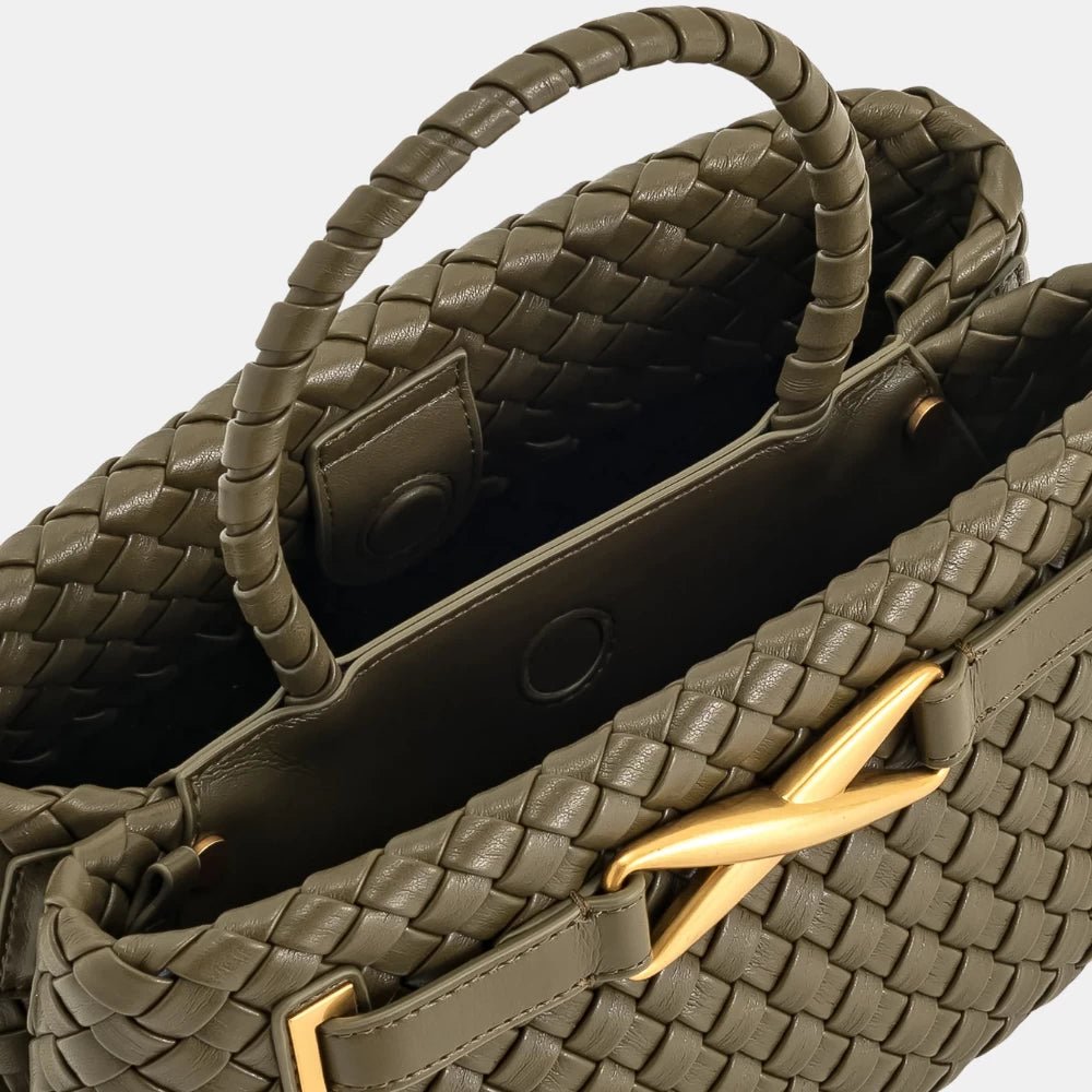 JW Pei Elora Woven Tote Bag - DIVA ONLINE STORE
